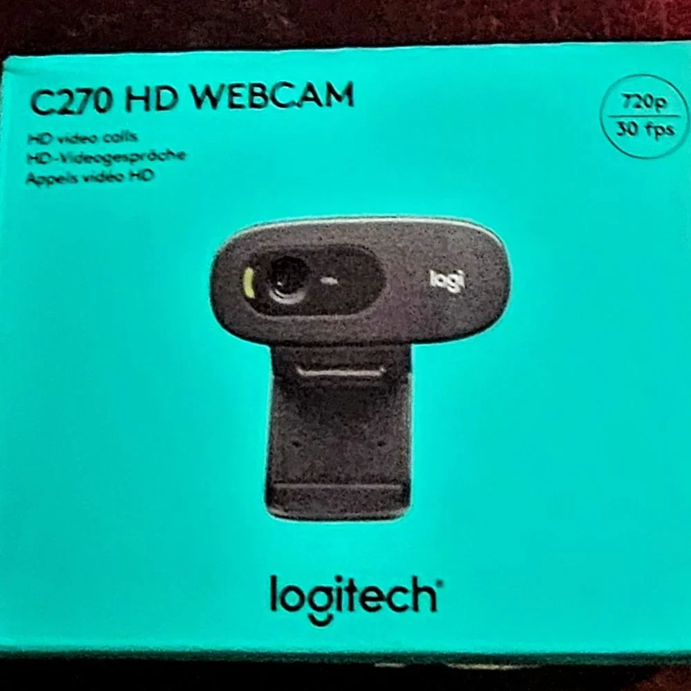 Logitech C270 Widescreen Webcam | Widescreen HD 720p Video Calls